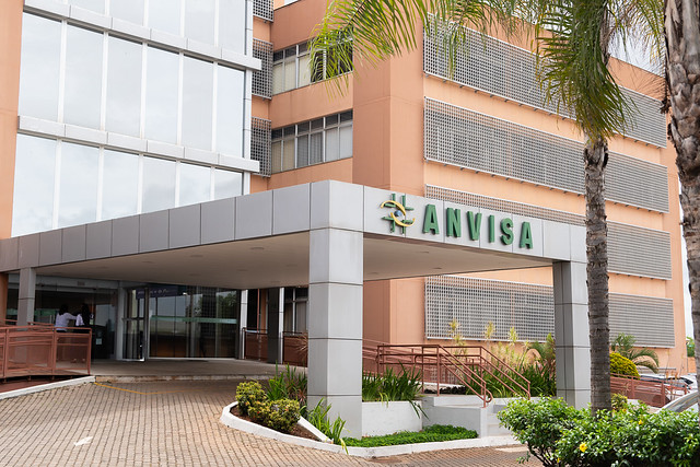 Fachada da sede da Anvisa em Brasília.