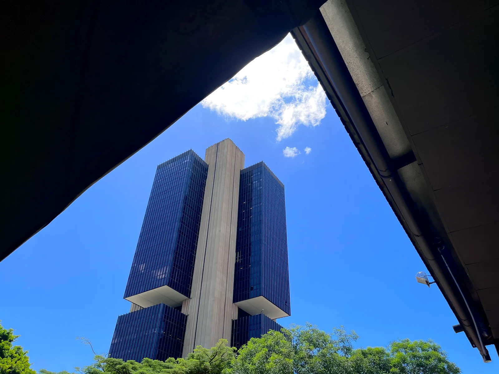 Edifício-sede do Banco Central do Brasil em Brasília.
