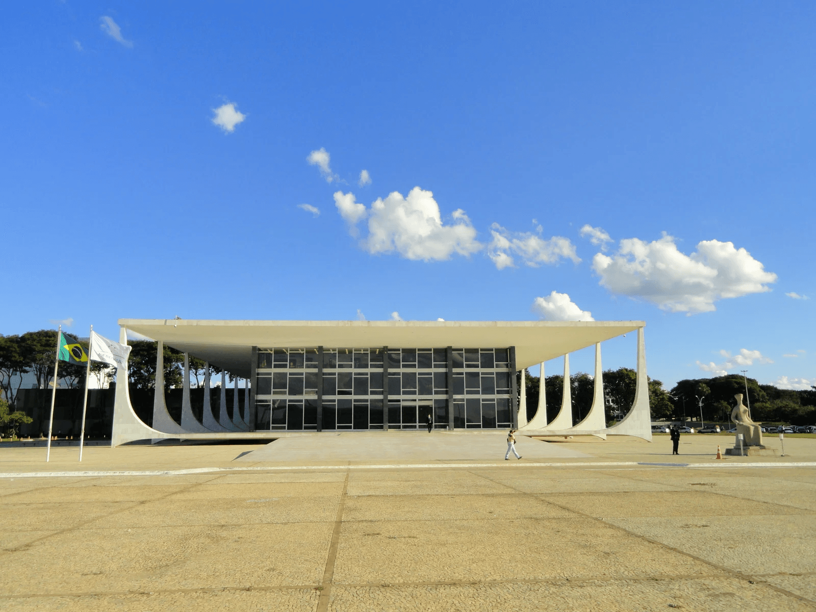 Edifício do Supremo Tribunal Federal na Praça dos Três Poderes, em Brasília.