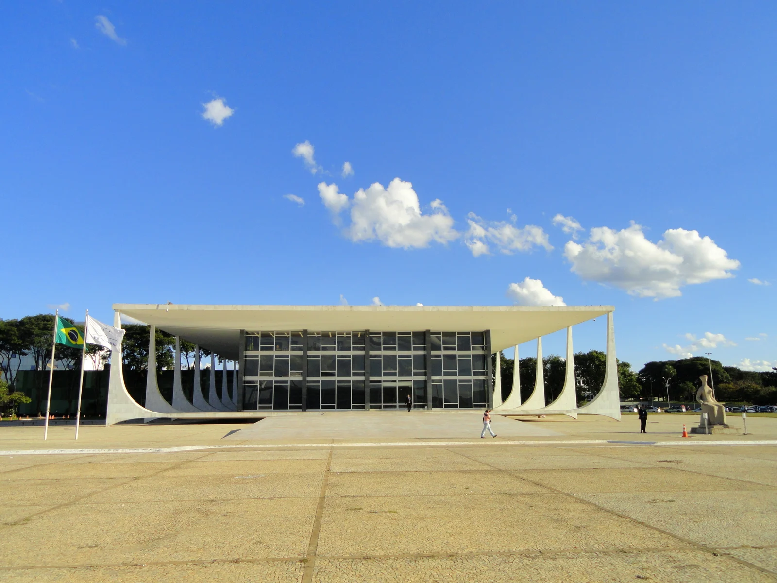 Edifício do Supremo Tribunal Federal na Praça dos Três Poderes, em Brasília.